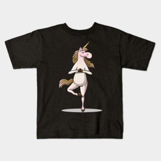 Unicorn Yoga- Kids T-Shirt